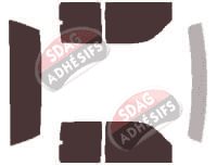 Kit film teinté Gmc Sierra (2) Extended Cab Pick-up 2 portes (1999 - 2006)