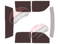 Kit film teinté Gmc Sierra (2) Crew Cab Pick-up 4 portes (1999 - 2006)