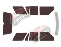 Kit film teinté Gmc Envoy (1) 5 portes (1998 - 2001)