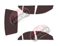 Kit film teinté Lincoln LS Berline 4 portes (2000 - 2002)