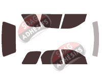 Kit film teinté Fiat Palio (1) Weekend Break 5 portes (1996 - 2004)