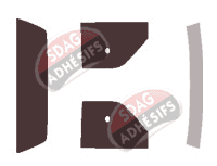Kit film teinté Gmc Sierra (1) Simple Cab Pick-up 2 portes (1988 - 1998)
