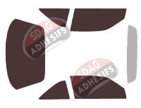 Kit film teinté Oldsmobile Achieva Coupé 2 portes (1992 - 1997)