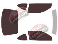 Kit film teinté Oldsmobile Alero Coupé 2 portes (1999 - 2004)