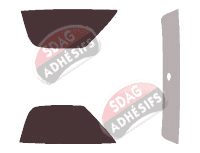 Kit film teinté Fiat Barchetta Cabriolet 2 portes (1996 - 2006)