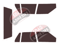 Kit film teinté Oldsmobile Eighty-Eight Berline 4 portes (1986 - 1991)
