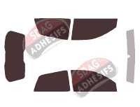 Kit film teinté Fiat Bravo 3 portes (1995 - 2002)
