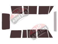 Kit film teinté Hyundai Galloper Long 5 portes (1991 - 2006)