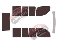 Kit film teinté Fiat Doblo (1) 4 portes (2001 - 2009)