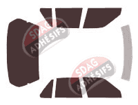 Kit film teinté Acura Legend (1) Berline 4 portes (1986 - 1990)