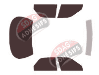 Kit film teinté Acura Legend (2) Berline 4 portes (1991 - 1996)