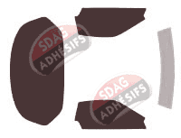 Kit film teinté Acura NSX (1) Coupé 2 portes (1991 - 2005) Kit film teinté Acura NSX (1) Coupé 2 portes (1991 - 2005)