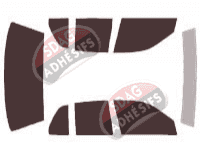 Kit film teinté Mercury Grand Marquis (3) Berline 4 portes (1997 - 1999)