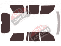 Kit film teinté Mercury Mountaineer (1) 5 portes (1997 - 2001)