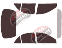 Kit film teinté Mercury Tracer (3) Berline 4 portes (1997 - 1999)