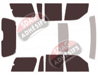 Kit film teinté Ford Expedition (2) 5 portes (2003 - 2006)