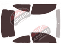 Kit film teinté Ford Focus (2) Coupe 2 portes (2008 - 2011)