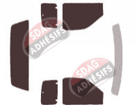 Kit film teinté Ford F-Series (10) Extended Cab Pick-up 2 portes (1997 - 2003)