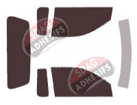 Kit film teinté Fiat Strada (1) Extend Cab Pick-up 2 portes (1998 - 2007)