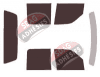 Kit film teinté Ford F-Series (10) Super Cab Pick-up 4 portes (1997 - 2003)