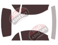 Kit film teinté Ford Mustang (4) Cabriolet 2 portes (1994 - 2004)