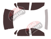 Kit film teinté Ford Taurus (4) Berline 4 portes (2000 - 2007)