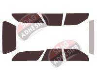 Kit film teinté Ford Taurus (2) Wagon 5 portes (1990 - 1995)