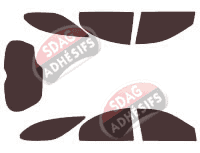 Kit film teinté Ford Taurus (3) Wagon H 5 portes (1996 - 2008)