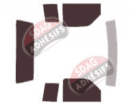 Kit film teinté Ford Ranger (2) Super Cab Pick-up 2 portes (1993 - 1997)