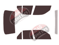 Kit film teinté Alfa Romeo 155 Berline 4 portes (1992 - 1998)