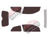 Kit film teinté Ford Fiesta (5) 3 portes (2002 - 2008) Kit film teinté Ford Fiesta (5) 3 portes (2002 - 2008)