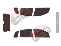 Kit film teinté Ford Fiesta (5) 5 portes (2002 - 2008) Kit film teinté Ford Fiesta (5) 5 portes (2002 - 2008)