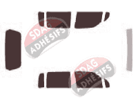 Kit film teinté Holden Agila A 5 portes (2000 - 2008)
