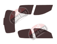 Kit film teinté Peugeot 207 Berline 4 portes (2009 - 2015) Kit film teinté Peugeot 207 Berline 4 portes (2009 - 2015)