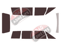 Kit film teinté Renault Espace (1) Phase 1 5 portes (1984 - 1988) Kit film teinté Renault Espace (1) Phase 1 5 portes (1984 - 1988)