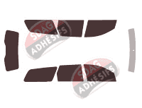 Kit film teinté Ford Focus (1) Break 5 portes (1998 - 2004)