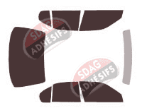 Kit film teinté Nissan Primera (2) Berline 4 portes (1996 - 2002)