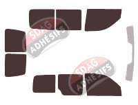 Kit film teinté Citroën Berlingo (1) 5 portes (1996 - 2008) Kit film teinté Citroën Berlingo (1) 5 portes (1996 - 2008)