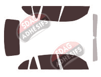 Kit film teinté Bmw X1 / iX1 (1) 5 portes (2009 - 2015) Kit film teinté Bmw X1 / iX1 (1) 5 portes (2009 - 2015)