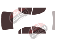 Kit film teinté Ford Mondeo (2) Berline 4 portes (2000 - 2007)