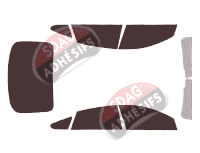 Kit film teinté Audi A5 (1) Sportback 5 portes (2009 - 2017)