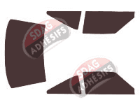 Kit film teinté Opel Manta Coupe 2 portes (1975 - 1987)