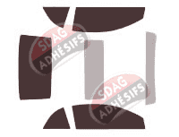Kit film teinté Nissan Micra (3) CC Cabriolet 2 portes (2002 - 2010)