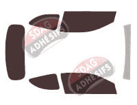 Kit film teinté Hyundai i20 (1) 3 portes (2009 - 2015)