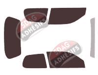 Kit film teinté Honda Logo 3 portes (1996 - 2004)