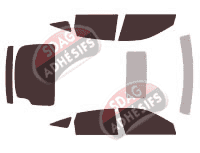 Kit film teinté Honda Accord (8) Crosstour 5 portes (2010 - 2018)