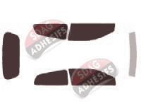 Kit film teinté Honda Civic (7) Type-R 3 portes (2001 - 2007) Kit film teinté Honda Civic (7) Type-R 3 portes (2001 - 2007)