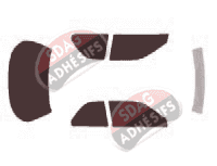 Kit film teinté Honda Accord (4) Coupé 2 portes (1990 - 1994) Kit film teinté Honda Accord (4) Coupé 2 portes (1990 - 1994)