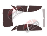Kit film teinté Audi A8 (1) Courte Berline 4 portes (1994 - 2002)