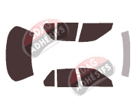 Kit film teinté Honda Accord (4) Berline 4 portes (1990 - 1994) Kit film teinté Honda Accord (4) Berline 4 portes (1990 - 1994)